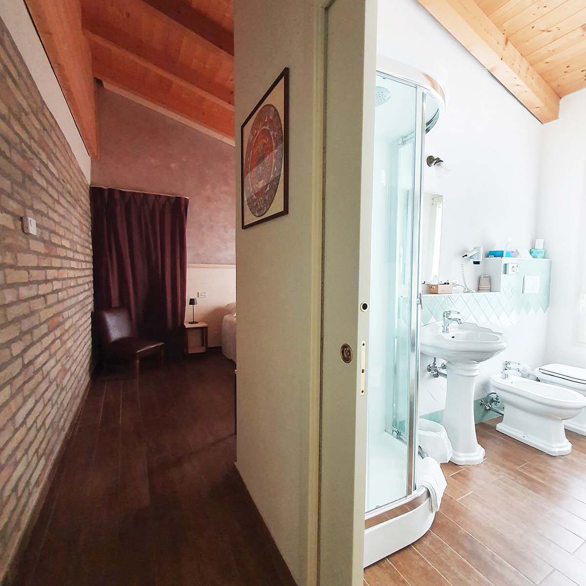 Locanda del Viaggiatore camera standard bagno